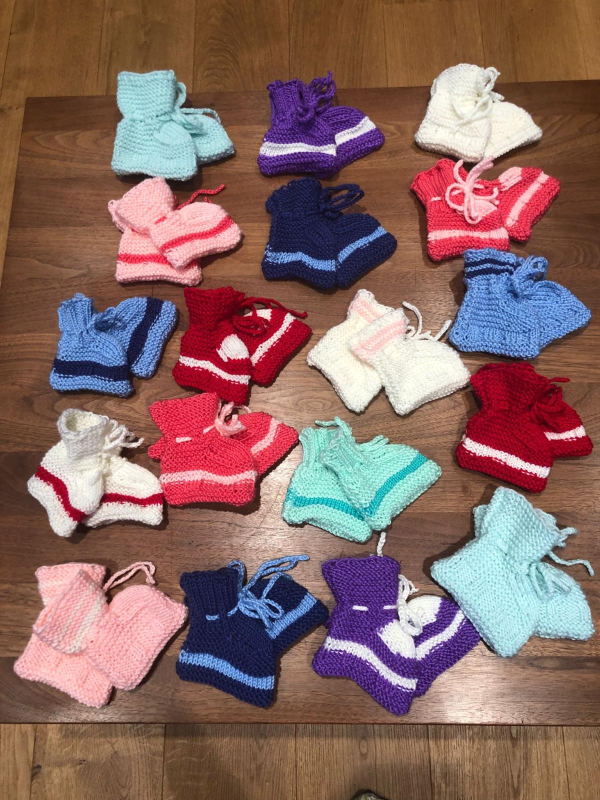 Rosa Babyschuhe